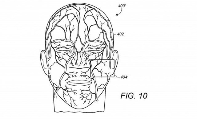 苹果新专利可绘制用户人脸静脉图